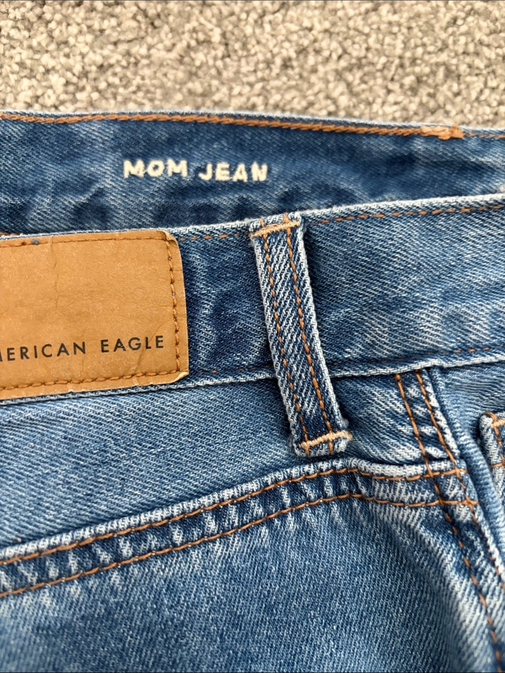 American Eagle Mom Jeans — Medium Blue - Picture 5 of 5